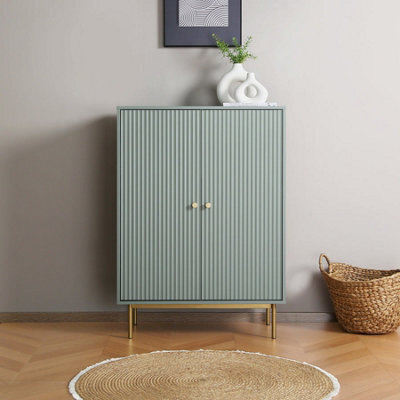 Devon - Highboard Storage Cabinet - Sage - image 1