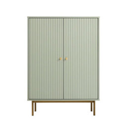 Devon - Highboard Storage Cabinet - Sage - thumbnail 2