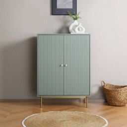 Devon - Highboard Storage Cabinet - Sage - thumbnail 1