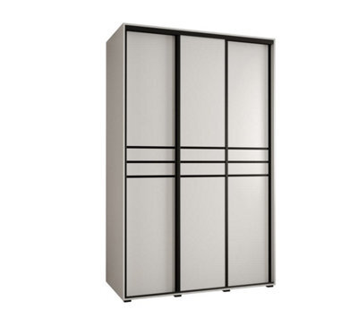 Arte Bright White Sliding Wardrobe W160Cmh205Cmd60Cm - Streamlined Storage For Modern Bedrooms - image 1