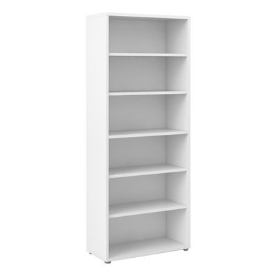 Furniture To Go Prima Bookcase 5 Shelves In White - image 1