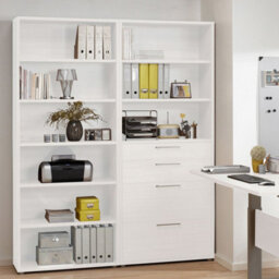 Furniture To Go Prima Bookcase 5 Shelves In White - thumbnail 6