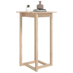 Walplus Bar Table 60X60X110 Cm Solid Wood Pine - thumbnail 5