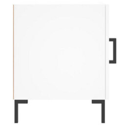 Berkfield Bedside Cabinets 2 Pcs White 40X40X50 Cm Engineered Wood - thumbnail 5