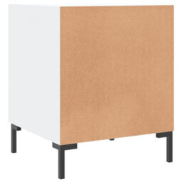 Berkfield Bedside Cabinets 2 Pcs White 40X40X50 Cm Engineered Wood - thumbnail 8