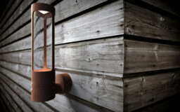 Nordlux Helix Outdoor Corten Wall Light Coastal/marine Safe Brown,mains - thumbnail 3