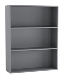 Urbn-Living White - Wide 3-Tier Shelf Wooden Bookcase - thumbnail 9