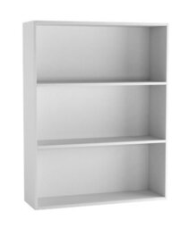 Urbn-Living White - Wide 3-Tier Shelf Wooden Bookcase