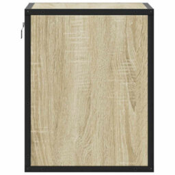 Berkfield Wall-Mounted Bedside Cabinets 2 Pcs Sonoma Oak 40X31X39.5 Cm - thumbnail 7