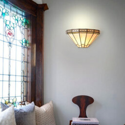 Belofay Tiffany Wall Lights For Living Room, Wall Lamps Stained Glass Contemporary Wall Lights For Bedrooms And Lounge - thumbnail 3