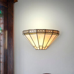 Belofay Tiffany Wall Lights For Living Room, Wall Lamps Stained Glass Contemporary Wall Lights For Bedrooms And Lounge - thumbnail 2