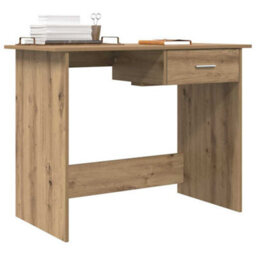 Walplus Desk With Drawer Artisan Oak 100 X 50 X 76 Cm Engineered Wood - thumbnail 3
