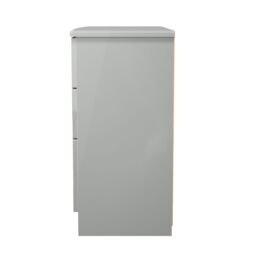 Rovigo Ready Assembled Gloss Dusk Grey 6 Drawer Chest (H)1118mm (W)792mm (D)414mm - thumbnail 6