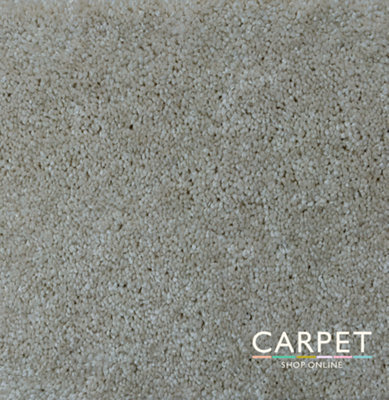 Carpet Shop Online Havana Light Cream Beige Saxony Carpet 5.5M X 4M - image 1