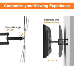 Full Motion Swivel Tilt Tv Wall Mount Bracket - thumbnail 6