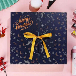 24 Pack Empty Diy Advent Calendar Boxes - 24 - Day Countdown - With Blue - thumbnail 2