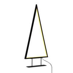 Beliani Christmas Decoration Led Loppi Christmas Tree 47/69 Cm Black - thumbnail 6