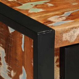 Berkfield Sideboard Multicolour 55X35X70 Cm Solid Wood Reclaimed - thumbnail 8