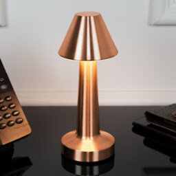 Global Gizmos Rechargeable Led Table Lamp - Brass - thumbnail 7