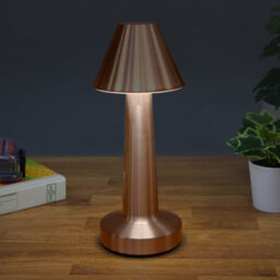Global Gizmos Rechargeable Led Table Lamp - Brass - thumbnail 2