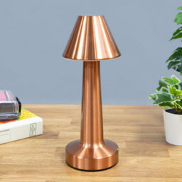 Global Gizmos Rechargeable Led Table Lamp - Brass - thumbnail 3