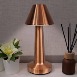 Global Gizmos Rechargeable Led Table Lamp - Brass - thumbnail 9