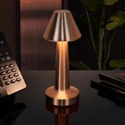 Global Gizmos Rechargeable Led Table Lamp - Brass - thumbnail 8