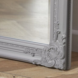 The Online Mirror Shop Leaner Mirror Highbury Rectangular Shape With Antique Grey Frame- H 165Cm X W 74Cm For Hanging In Bedroom, Living Room - thumbnail 4