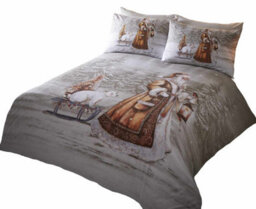 Portfolio Home Twilight Santa Single Duvet Cover And Pillowcase - thumbnail 2