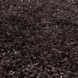 Charcoal Plain Shaggy Modern Sparkle Rug For Bedroom Living & Dining Room - 160Cm X 225Cm (5Ft. 2In. X 7Ft. 4In.) - thumbnail 3