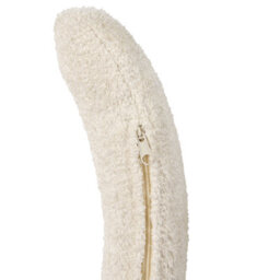 Beliani Swivel Armchair Lieksa Boucle Off-White - thumbnail 7