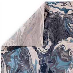 Blue Modern Abstract Optical/ (3D) Easy To Clean Rug For Dining Room Bedroom Livingroom-120Cm X 170Cm - thumbnail 4