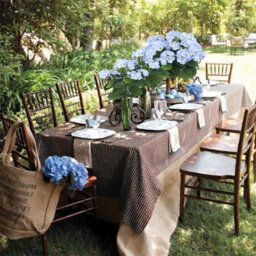 1 Artificial Flower For Outdoor Decoration, Silk Geranium, Fake Plant For Wedding Table Decoration, Garden, Home, Blue - thumbnail 6