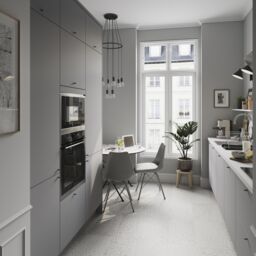 GoodHome Stevia Matt Grey 4 Drawer Multi Drawer Front (H)715mm (W)497mm (T)18mm - thumbnail 4
