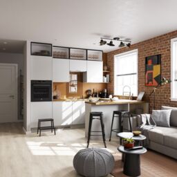 GoodHome Stevia Matt Grey 4 Drawer Multi Drawer Front (H)715mm (W)497mm (T)18mm - thumbnail 5