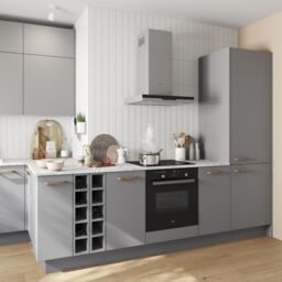 GoodHome Stevia Matt Grey 4 Drawer Multi Drawer Front (H)715mm (W)497mm (T)18mm - thumbnail 6
