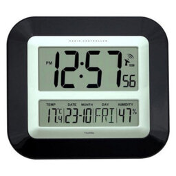 Youshiko Jumbo Lcd Radio Controlled Wall Clock With Temperature And Humidity Display Yc8055 - thumbnail 1