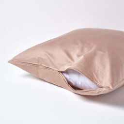 Homescapes Mink Continental Egyptian Cotton Pillowcase 1000 Tc, 80 X 80 Cm - thumbnail 3