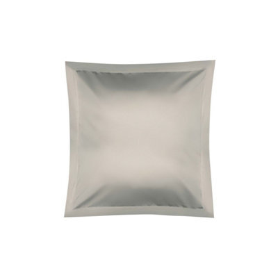 Belledorm Egyptian Cotton Square Continental Pillowcase Platinum (65Cm X 65Cm)