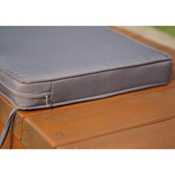 Garden Bench Pad Outdoor Waterproof Fabric 2 Seater Furniture Swing Seat Only Cushion(Grey) - thumbnail 4