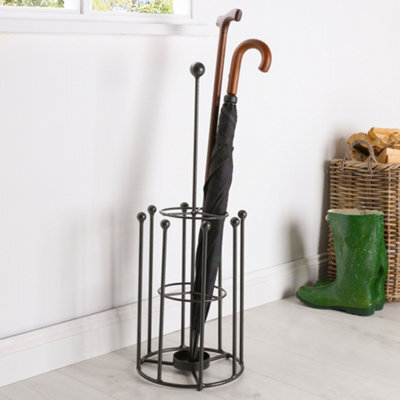 Dibor Traditional Style Willow Wicker Home Decor Umbrella Stand - image 1