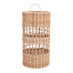 Dibor Traditional Style Willow Wicker Home Decor Umbrella Stand - thumbnail 2