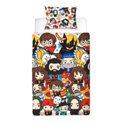 Harry Potter Charm Duvet Set Multicoloured (Double) - thumbnail 1