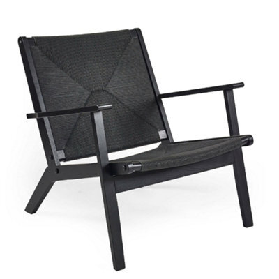 Oakham Premium Stylish Icaria Accent Chair In Black - image 1