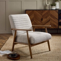Oakham Premium Stylish Icaria Accent Chair In Black - thumbnail 2