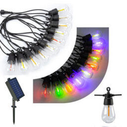 Ener-J Ener J Solar Rgb Meteor Shower String Lights 10 Metres Multicolour