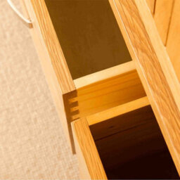 London Oak Large Triple Wardrobe With 2 Drawers - By Roseland Furniture - thumbnail 8