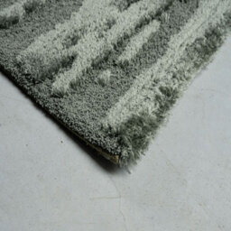 Cleo 013 0025 4373 Green Abstract Shaggy Textured Rug-80Cm X 150Cm - thumbnail 4