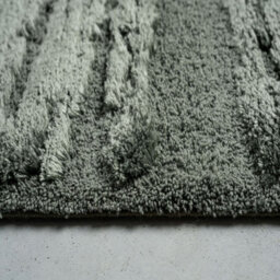 Cleo 013 0025 4373 Green Abstract Shaggy Textured Rug-80Cm X 150Cm - thumbnail 3