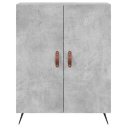 Berkfield Highboard Concrete Grey 69.5X34X180 Cm Engineered Wood - thumbnail 8